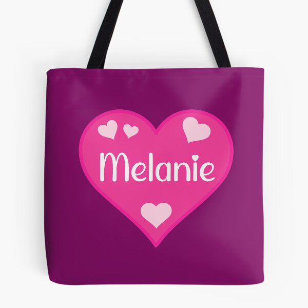 Item preview, Melanie Name Pink Heart  designed and sold by Jeallan Designs.