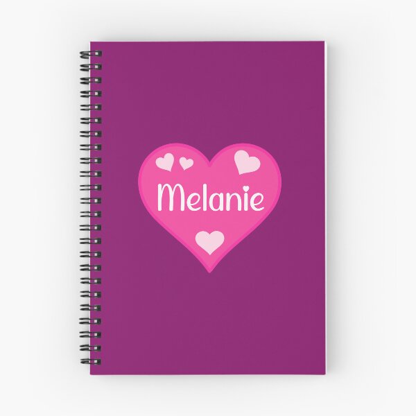 Item preview, Melanie Name Pink Heart  designed and sold by Jeallan Designs.