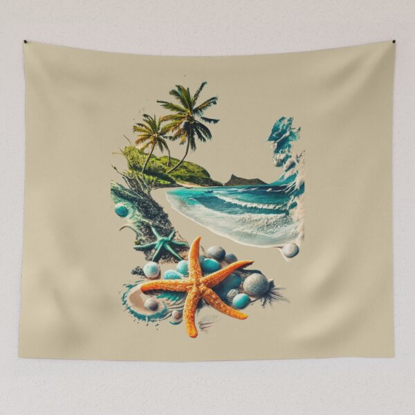 Item preview, Beach Scene designed and sold by Sketch-Shack.