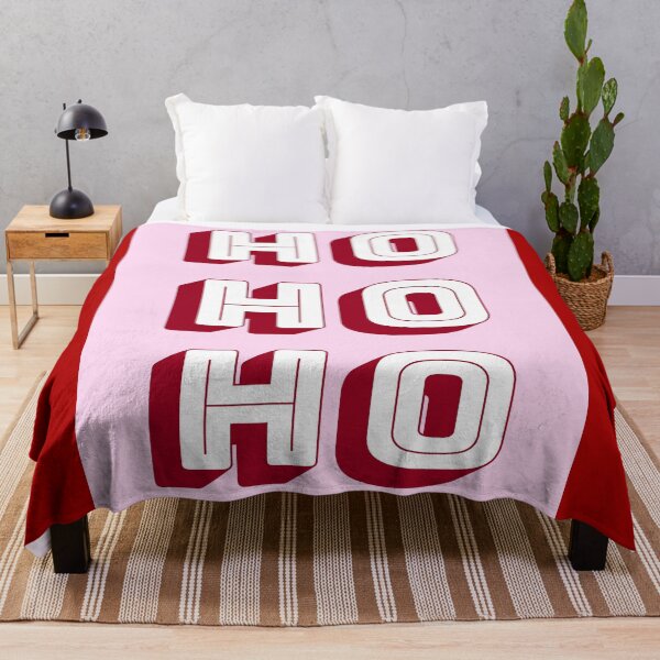 Item preview, Ho Ho Ho, Christmas, Red and Pink designed and sold by OneThreeSix.