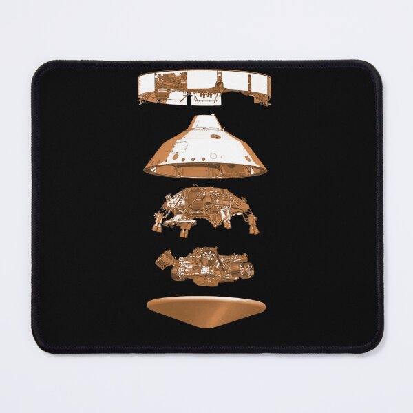 Item preview, Mars 2020 Perseverance Spacecraft and Rover - Orange Poster designed and sold by flashman.