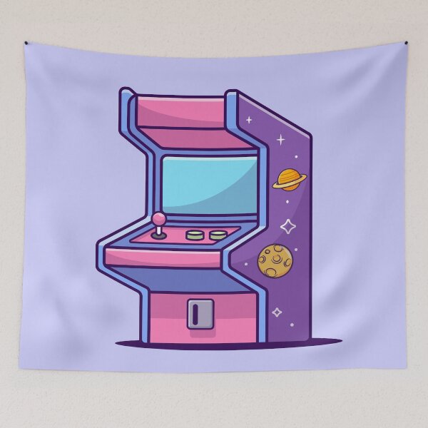 Item preview, Arcade Machine Game Cartoon Vector Icon Illustration designed and sold by hjian8219.