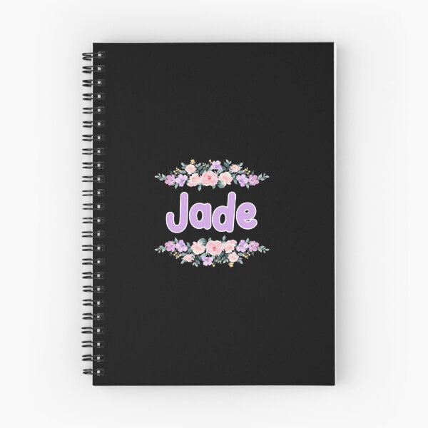 Artikelvorschau, Lila Blumen-Jade-Namensschild (schwarz) entworfen und verkauft von NormadWorld.