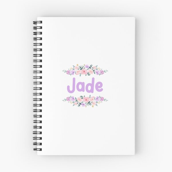 Artikelvorschau, Lila Blumen-Jade-Namensschild entworfen und verkauft von NormadWorld.