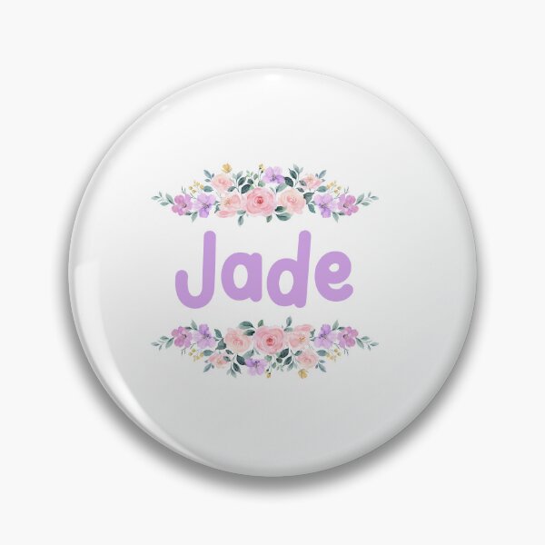 Item preview, Purple Flower Jade Name Label  designed and sold by NormadWorld.