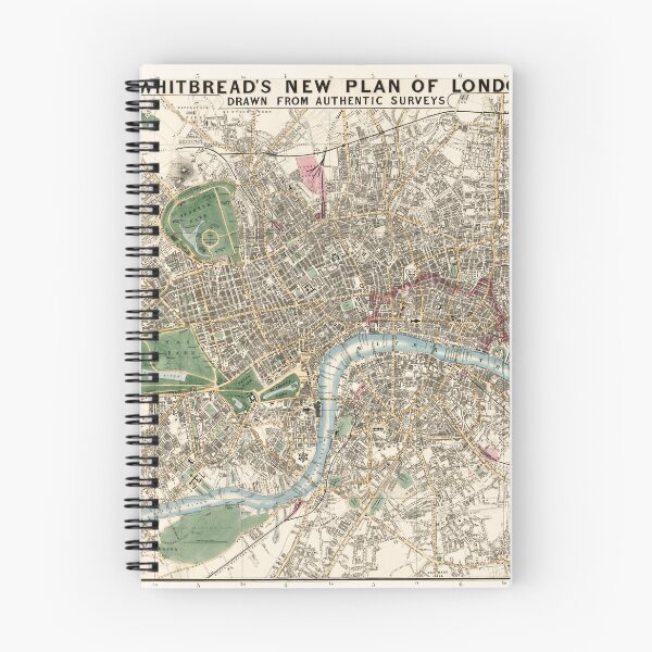 Item preview, Whitbread's new plan of London 1852 designed and sold by colourfind.