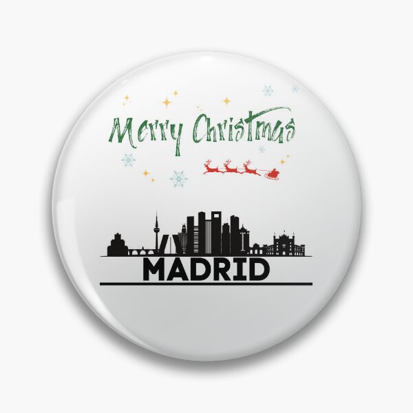Aperçu de l'œuvre Joyeux Noël Madrid créée et vendue par StarTribe.