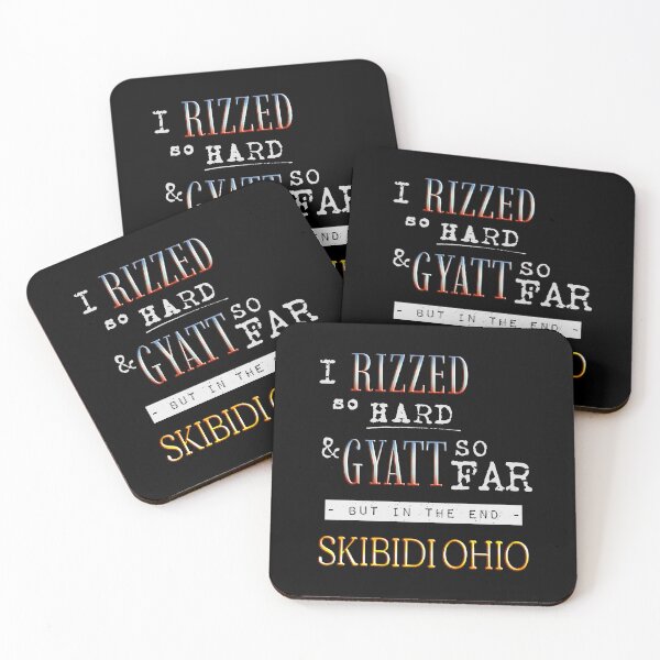 Item preview, I RIZZED so hard & GYATT so far  designed and sold by SunnyCorp.