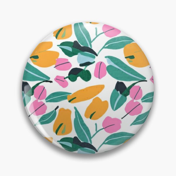 Item preview, Bright Spring / Clear Spring pattern, skin-tone matching, personal color analysis, PCA, floral pattern designed and sold by look4seasons.