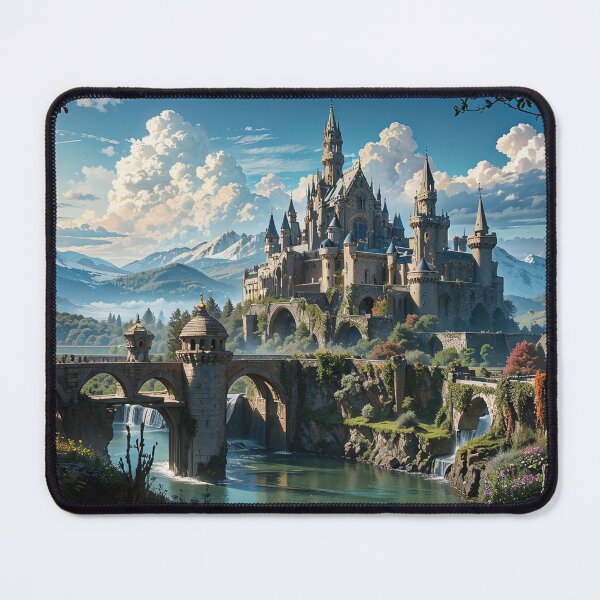 Item preview, Epic Castle Citadel Majesty Jigsaw Puzzles - Majestic Fortress on Redbubble designed and sold by PuzzleBoxDesign.