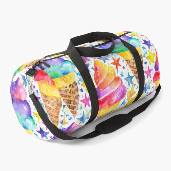 Item preview, Rainbow Watercolor Icecream Cones and Stars designed and sold by craftyvixenart.