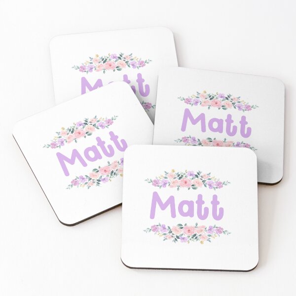 Item preview, Etiqueta De Nombre Mate Flor Púrpura designed and sold by NormadWorld.