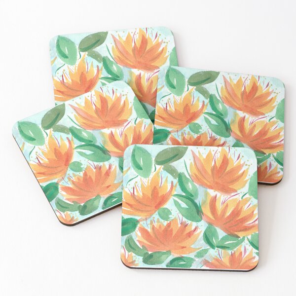 Item preview, Orange Blooms designed and sold by Imogen McCann.