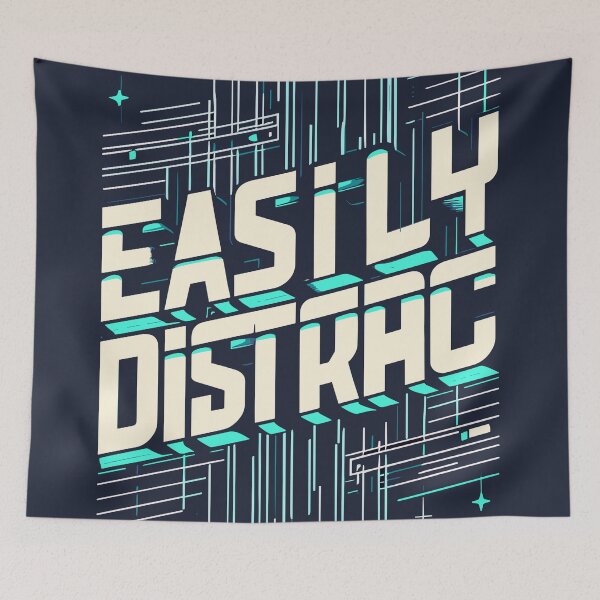 Item preview, Easily Distrac designed and sold by bihtti.