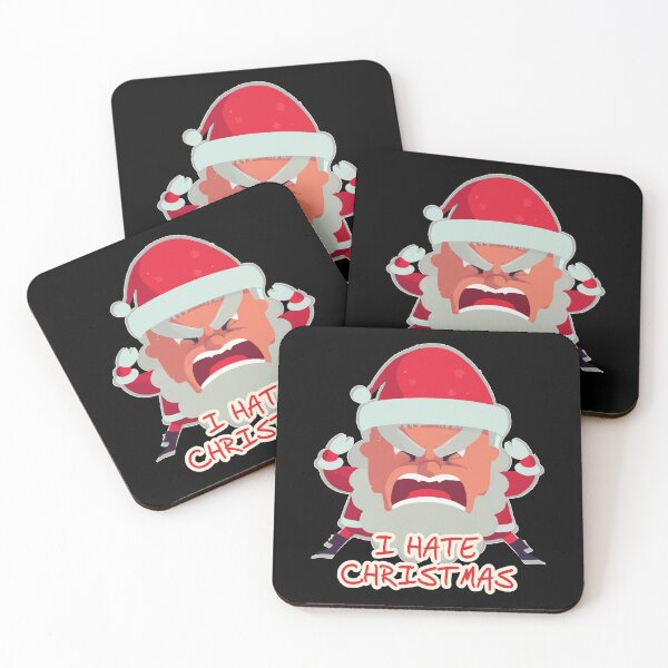 Item preview, Angry Santa I Hate Christmas designed and sold by kreafox.