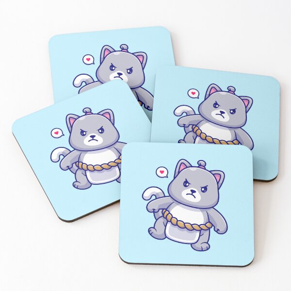 Item preview, Cute Cat Sumo Cartoon Vector Icon Illustration designed and sold by hjian8219.