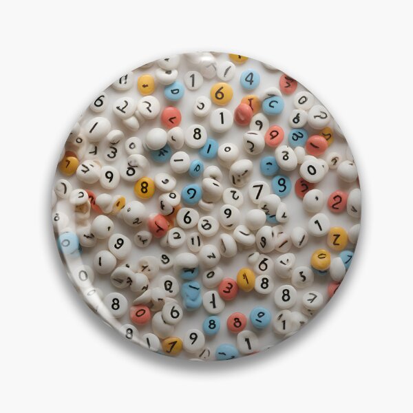Item preview, Standalone Numerical Digits (0-9) Set Against a Crisp White Background designed and sold by Best-Art-32.