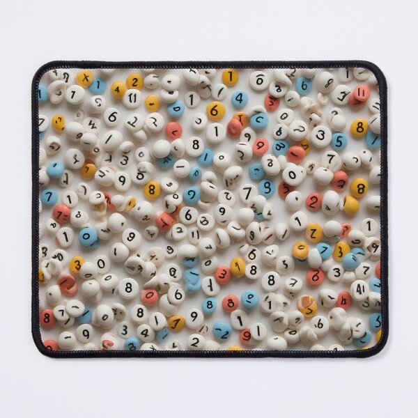 Item preview, Standalone Numerical Digits (0-9) Set Against a Crisp White Background designed and sold by Best-Art-32.