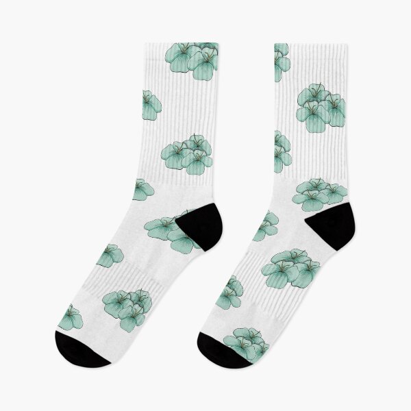 Item preview, Cartoon Mint Floral (Pattern, no background) designed and sold by MadeByGeeClowes.