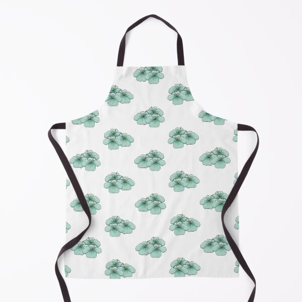 Item preview, Cartoon Mint Floral (Pattern, no background) designed and sold by MadeByGeeClowes.