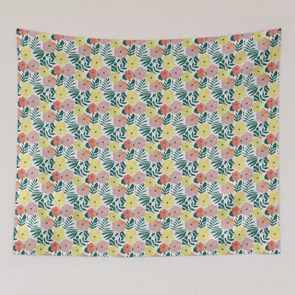 Item preview, Bright Spring / Clear Spring pattern, skin-tone matching, personal color analysis, PCA, floral pattern designed and sold by look4seasons.