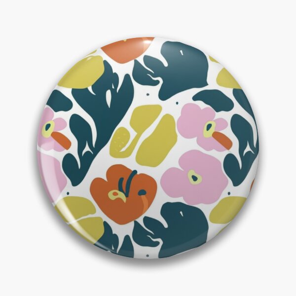 Item preview, Bright Spring / Clear Spring pattern, skin-tone matching, personal color analysis, PCA, floral pattern designed and sold by look4seasons.