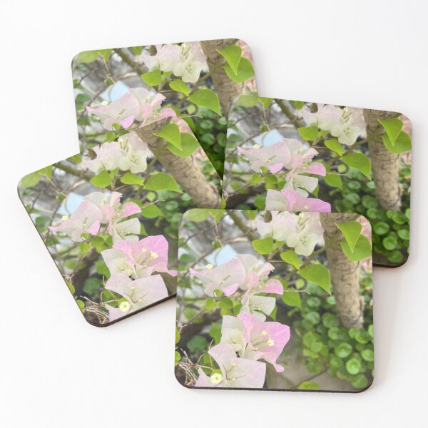 Item preview, Romantic Ombré pink bougainvillea or paper flower, gradient pink tropical floral designed and sold by Bird4771.