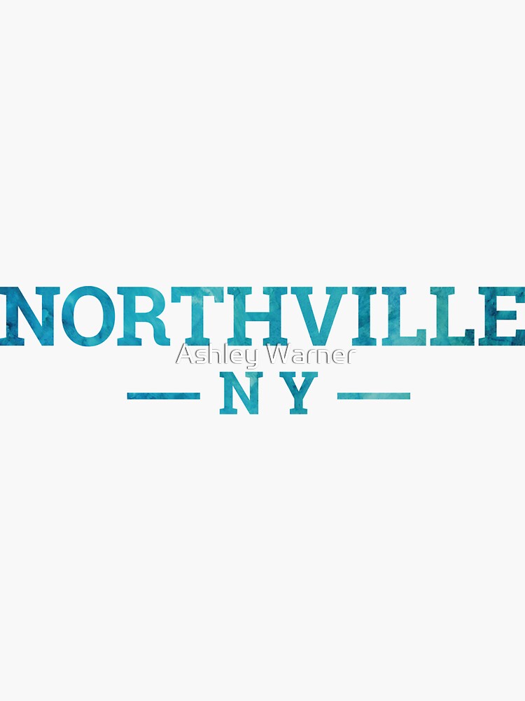 "Northville, NY Alcohol Ink" Sticker for Sale by BroadwayFan23 Redbubble