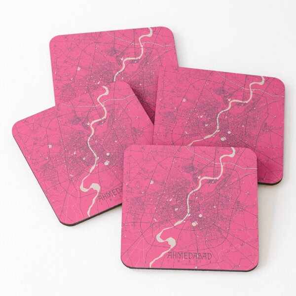 Item preview, Ahmedabad City Map of Gujarat, India - Blossom designed and sold by deMAP.
