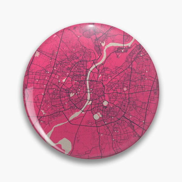 Item preview, Ahmedabad City Map of Gujarat, India - Blossom designed and sold by deMAP.