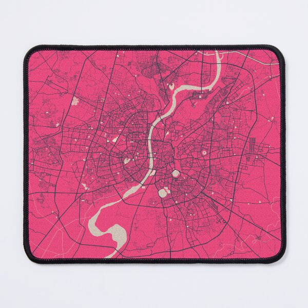 Item preview, Ahmedabad City Map of Gujarat, India - Blossom designed and sold by deMAP.