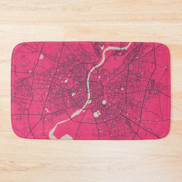 Item preview, Ahmedabad City Map of Gujarat, India - Blossom designed and sold by deMAP.