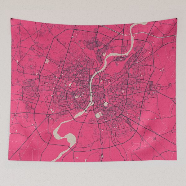 Item preview, Ahmedabad City Map of Gujarat, India - Blossom designed and sold by deMAP.