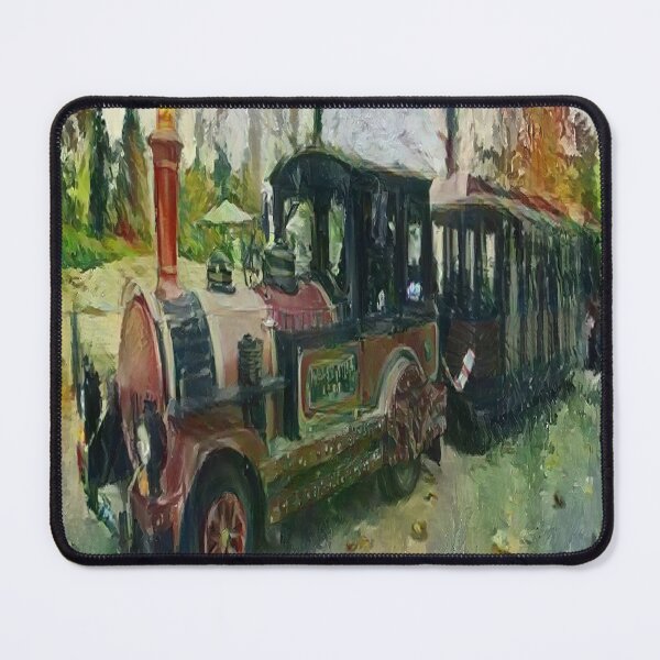 Item preview, Vintage Trackless Train In Safari Park Lover Gift designed and sold by adelineyeohp.