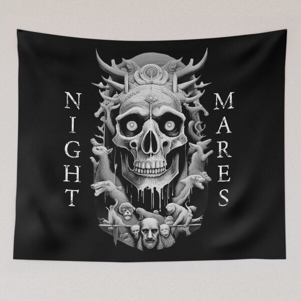 Item preview, Nightmares and Dreamscapes | Skull Skeleton Black Emperor King Dream | designed and sold by AncientHeroes.