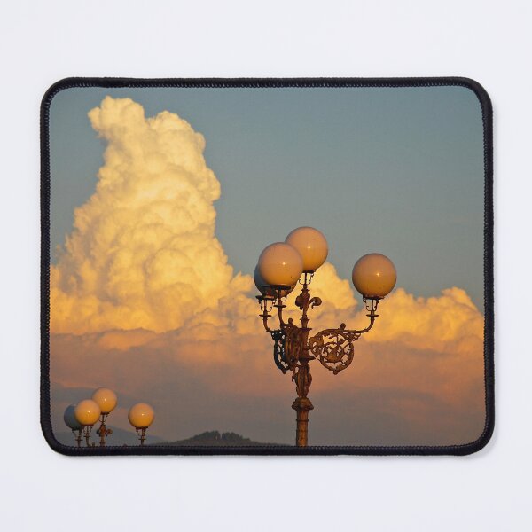 Item preview, light post and clouds designed and sold by BreeFarinaPhoto.