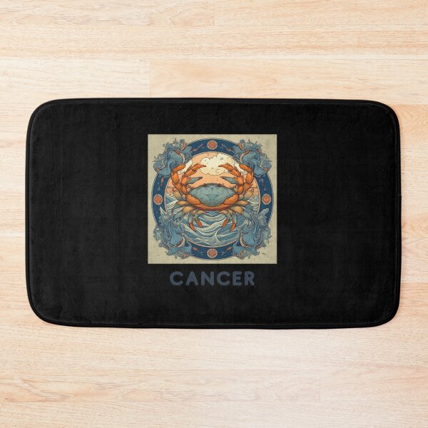Item preview, Cancer  Zodiac- Horescope/SunSign Theme  on  black back ground designed and sold by CosmicNook1.