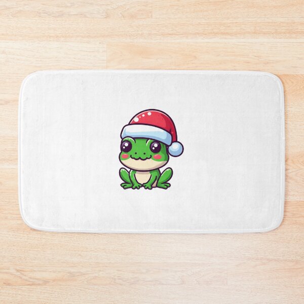 Item preview, Cute froggy with santa hat designed and sold by Wxjtecki.