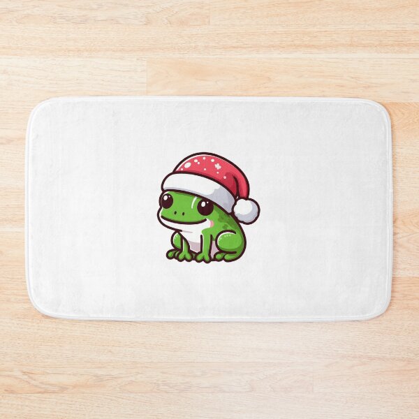 Item preview, Cute froggy with santa hat designed and sold by Wxjtecki.