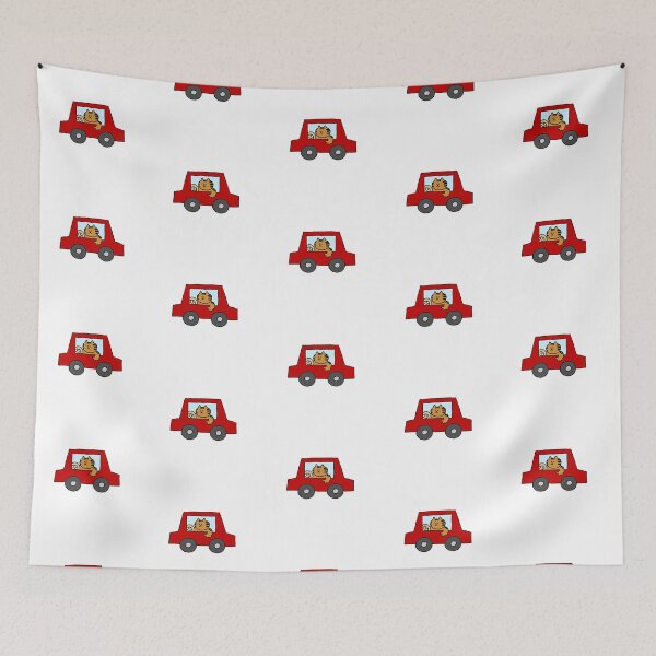 Item preview, a Cat in the red car designed and sold by superbaechoo.