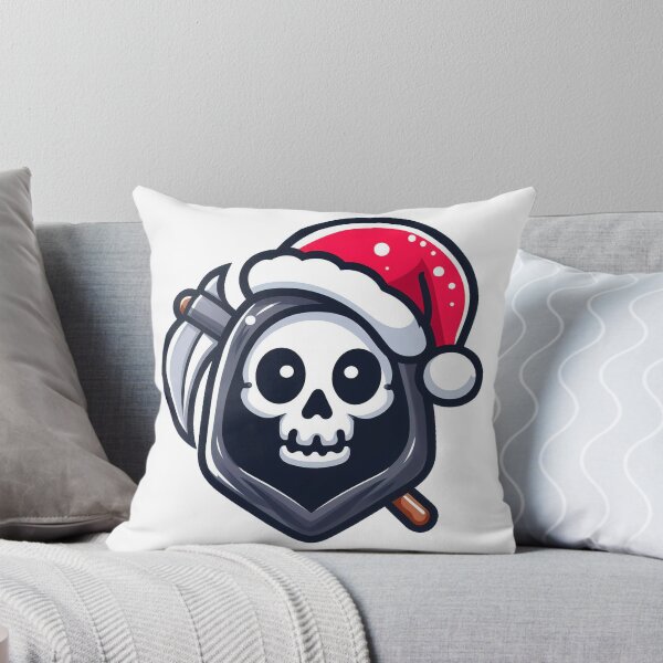 Item preview, Cute Grim reaper with santa hat designed and sold by Wxjtecki.