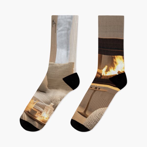 Item preview, Cozy Winter Evening by the Fireplace designed and sold by FireScreen.