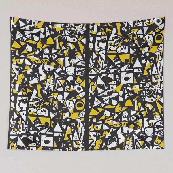 Item preview, Madness in black and yellow designed and sold by Crisalt.