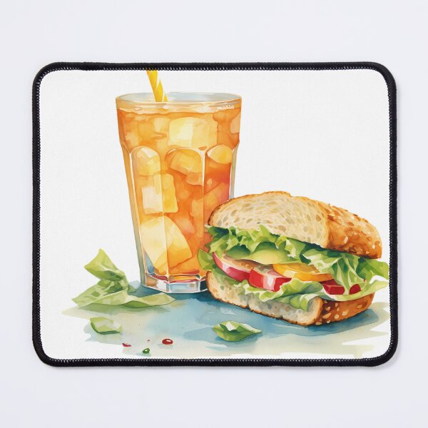 Item preview, Sandwich aquarel designed and sold by Lexa Pix.