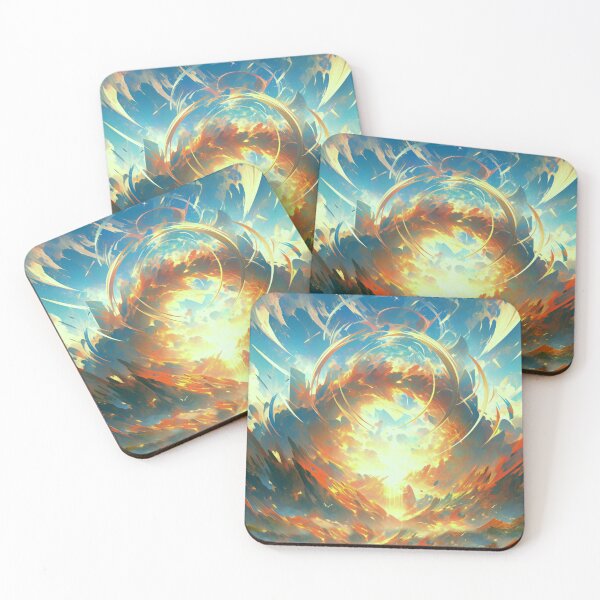 Item preview, An abstract painting filled with vibrant colors, swirls, and bold brushstrokes, capturing the explosion of creative ideas. designed and sold by Gabi.Media.
