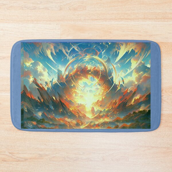 Item preview, An abstract painting filled with vibrant colors, swirls, and bold brushstrokes, capturing the explosion of creative ideas. designed and sold by Gabi.Media.