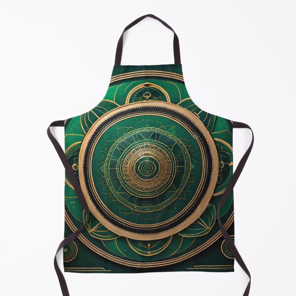 Item preview, Sacred Geometry Green Mandala Balance designed and sold by SpiritualManda.