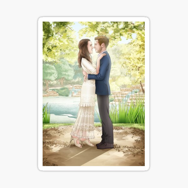 Fitzsimmons - Wedding Portrait Sticker