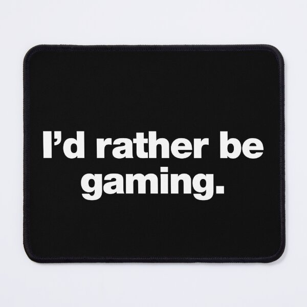 Item preview, I'd rather be gaming. designed and sold by chestify.