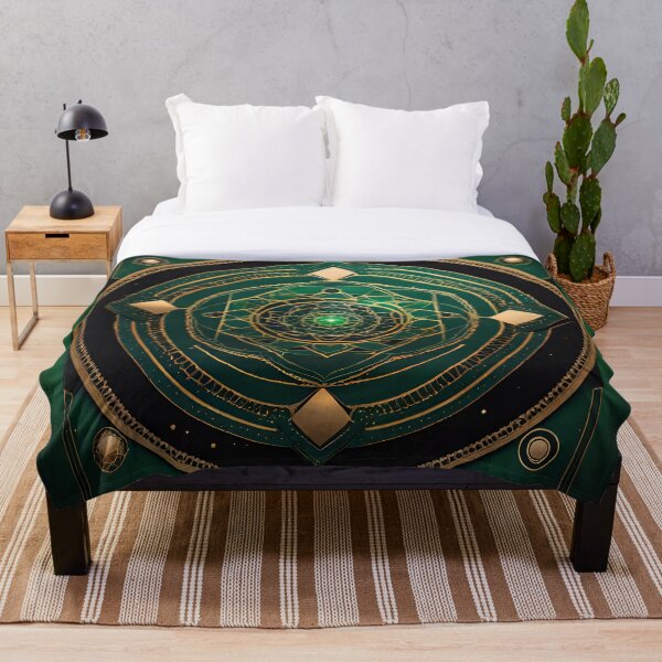 Item preview, Cosmic Harmony Mandala Green Art designed and sold by SpiritualManda.